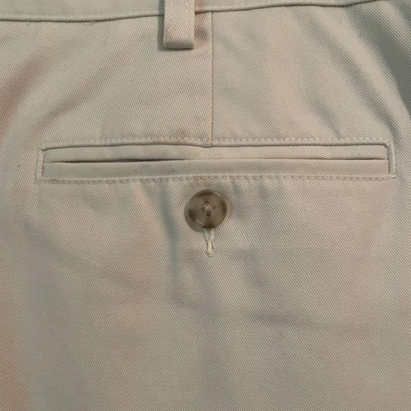 LL Bean Mens Pleated Front Chinos Light Khaki 36x34 - Picture 5 of 9